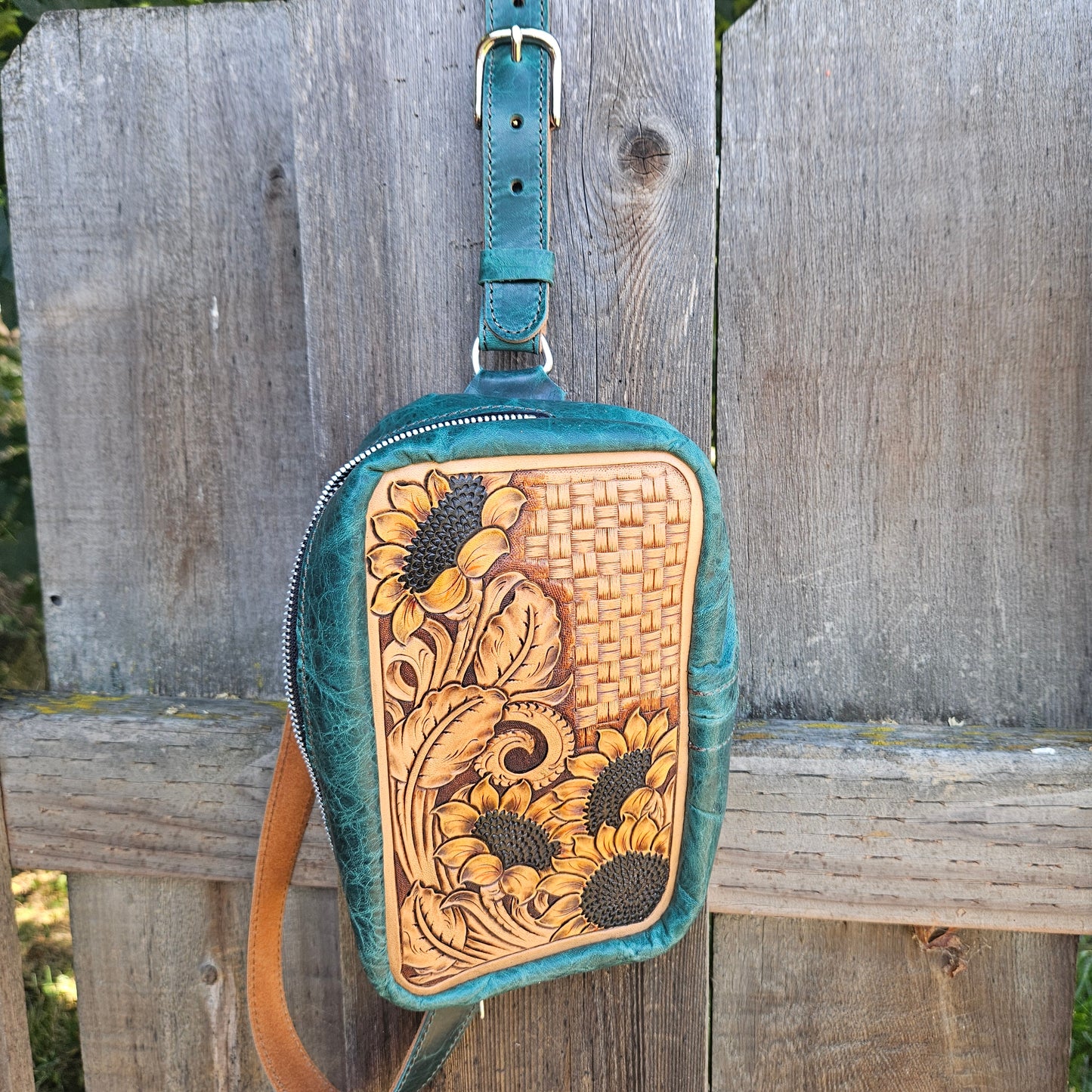 Purse - Cross Body - Sunflowers