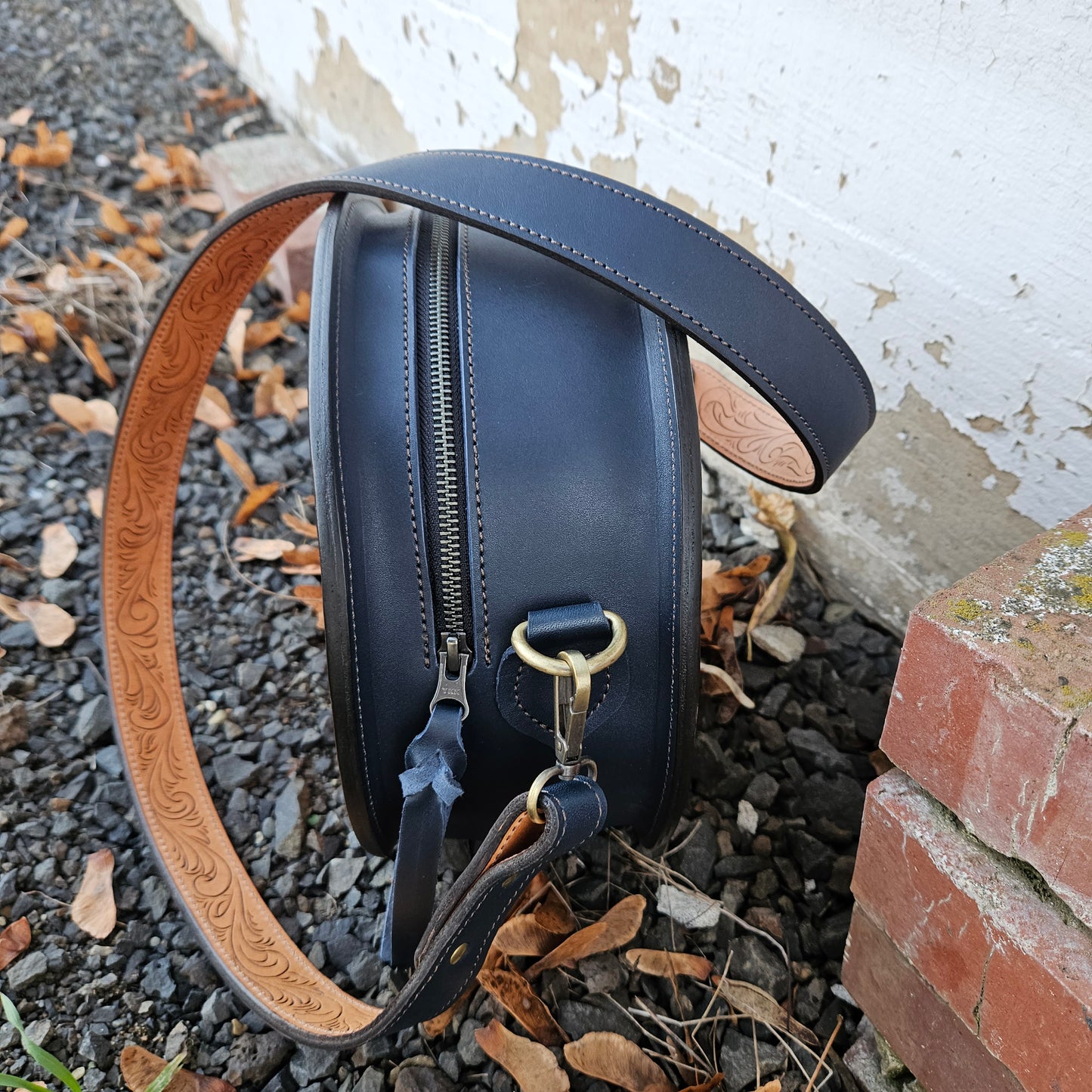 Round Purse - Blue