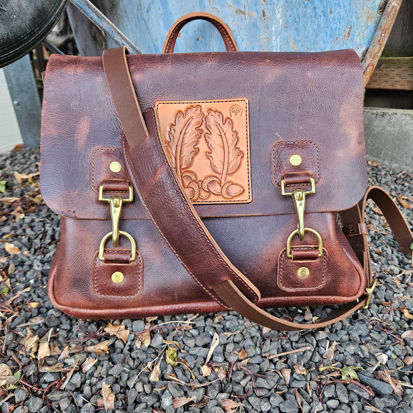 Satchel - Pony Express - Oak