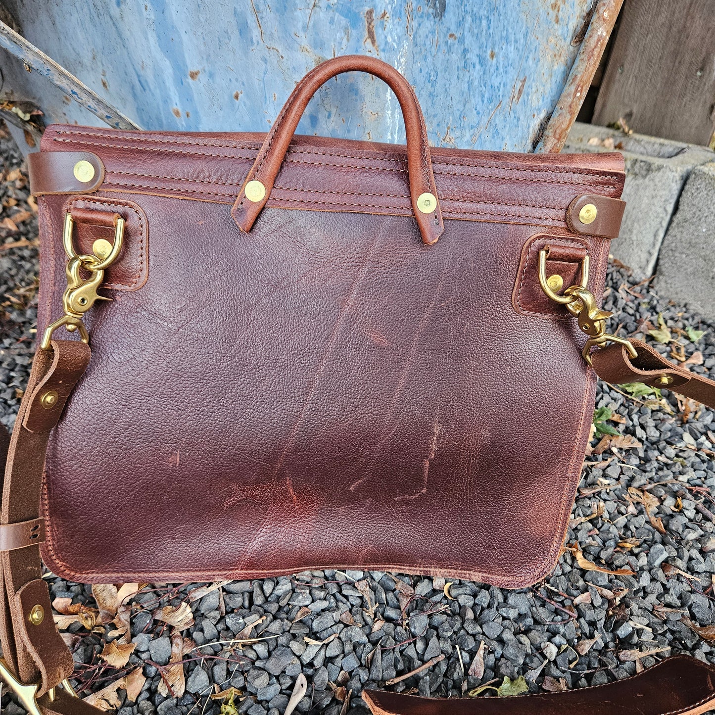 Satchel - Pony Express - Oak