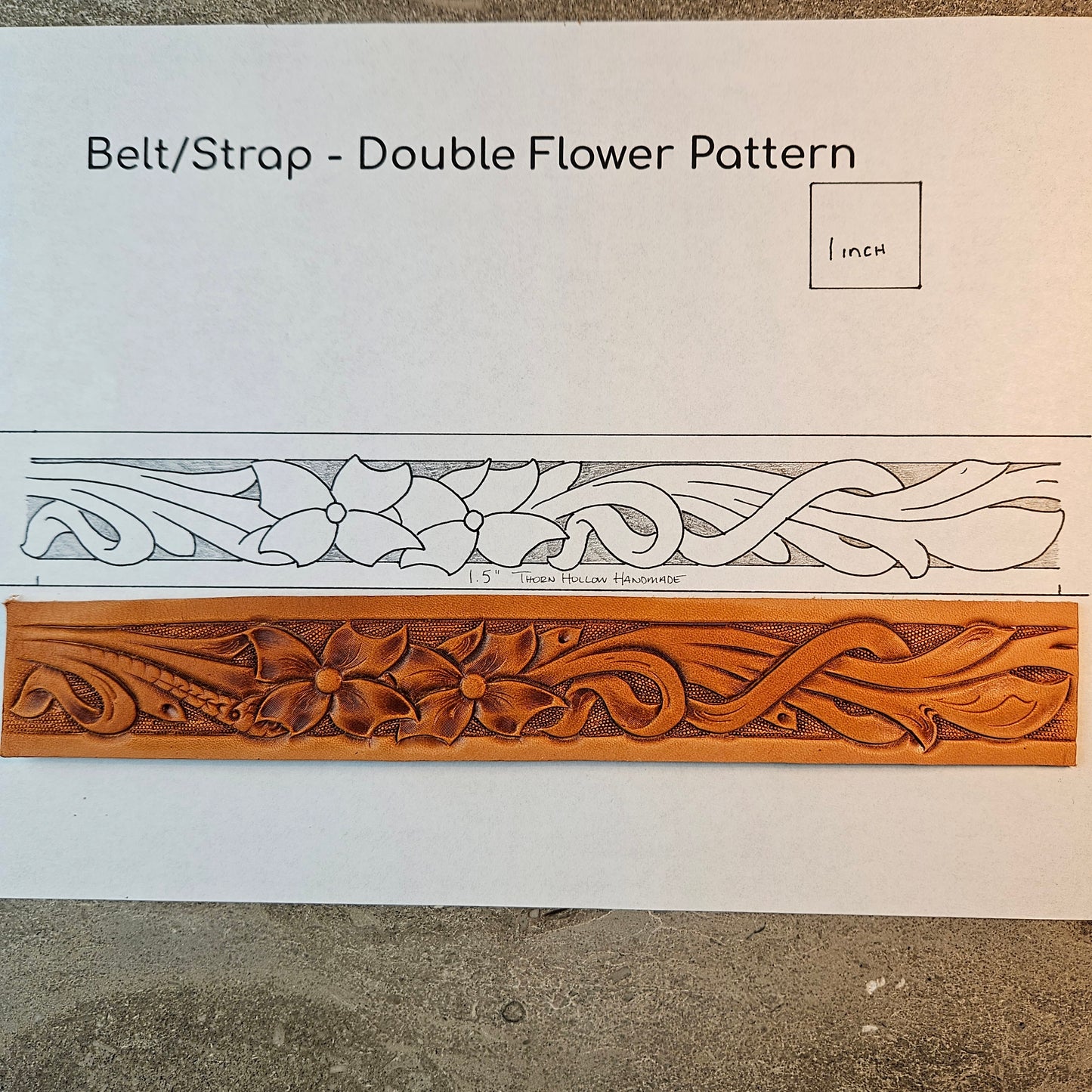 Pattern - Belt - Double Flower