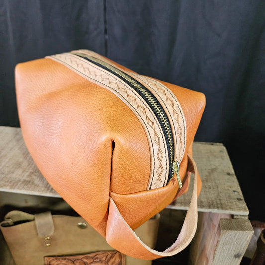 Dopp Kit - Brown & Wildlife