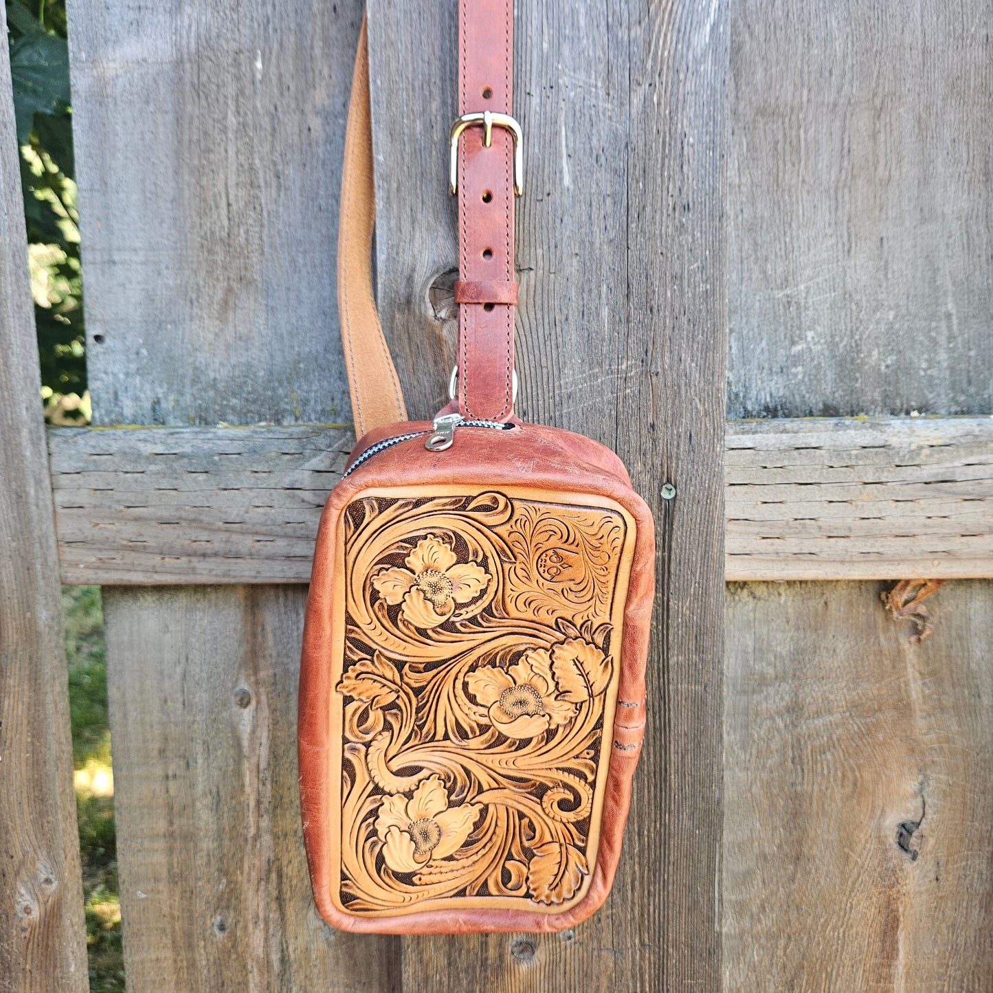Purse - Cross Body - ZigZag Flowers
