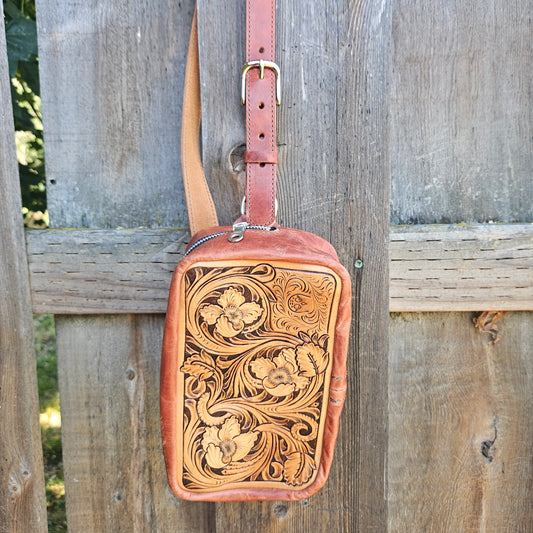 Purse - Cross Body - ZigZag Flowers