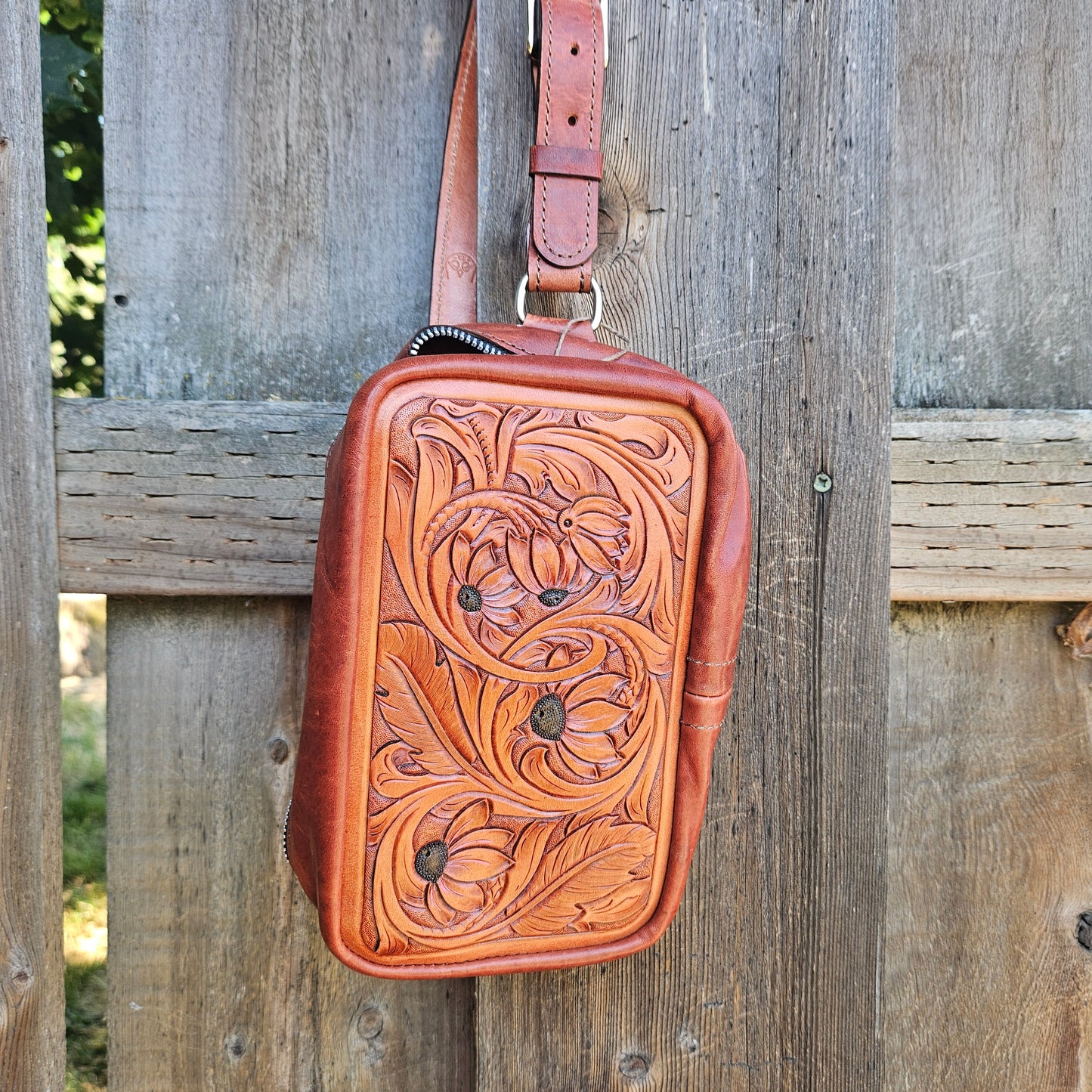 Purse - Cross Body - Cone Flowers